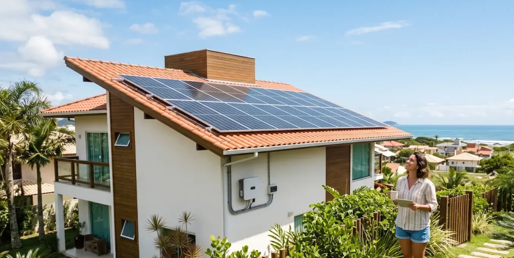 Energia solar em Itapoá SC: benefícios e uso prático